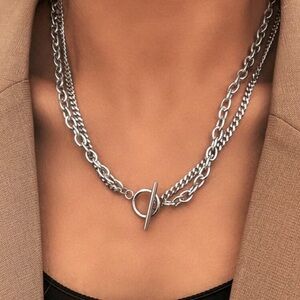 silver necklace